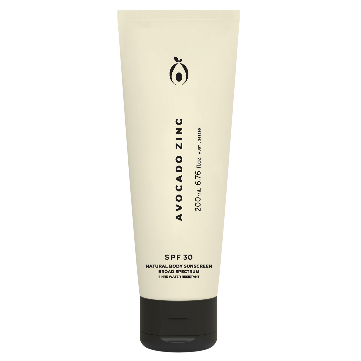 Avocado Zinc SPF 30 Natural Body Sunscreen 200ml