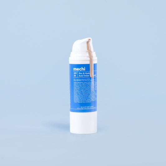 Mechi Zinc & Hyaluronic Facial Sunscreen - Deeply Tinted